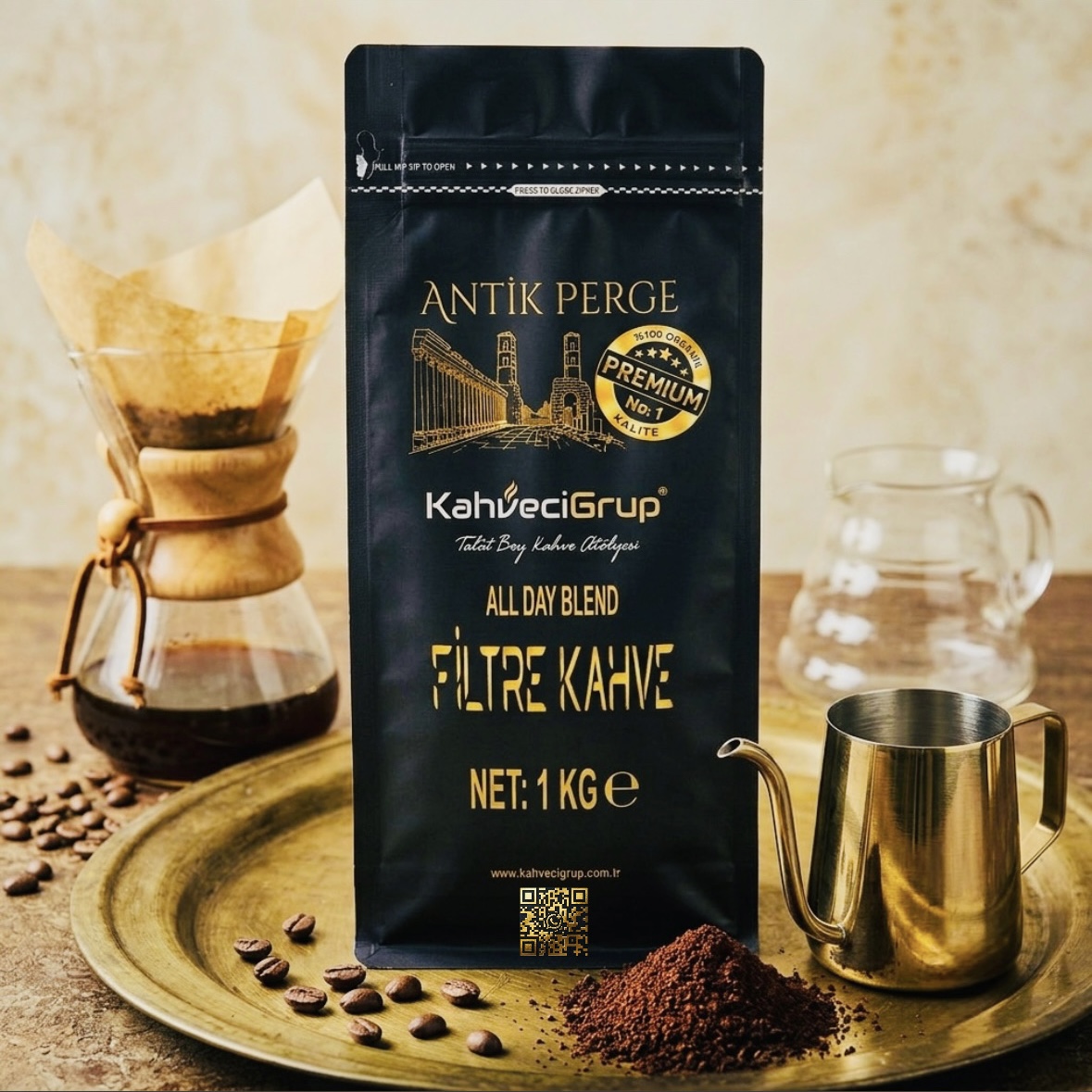 FİLTRE 1 KG Filtre Kahve All Day Blend 1 kg - Görsel 1