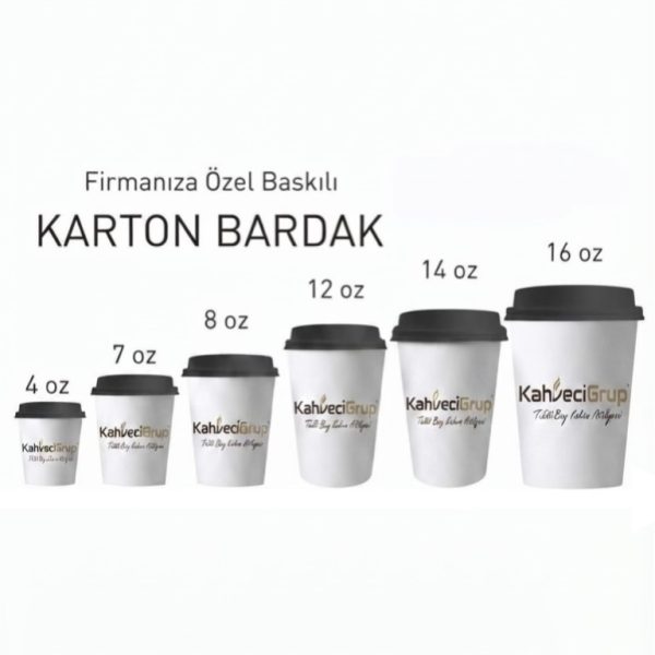 Logo Baskılı Douple 8 oz Karton Bardak - Görsel 2